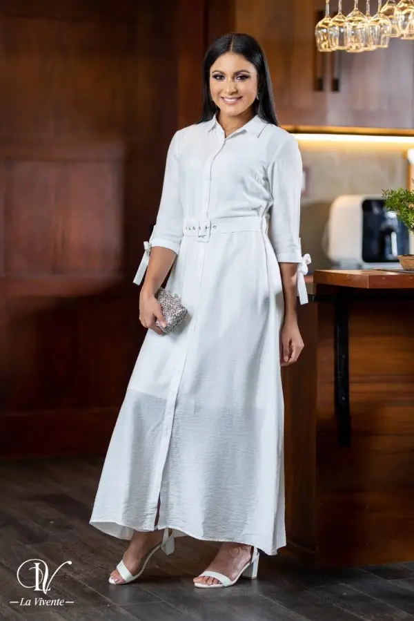 White Long Dress - Image 2