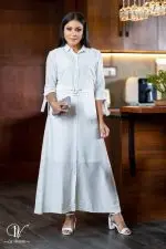 White Long Dress - Image 3
