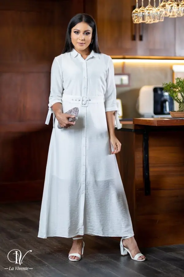White Long Dress - Image 3