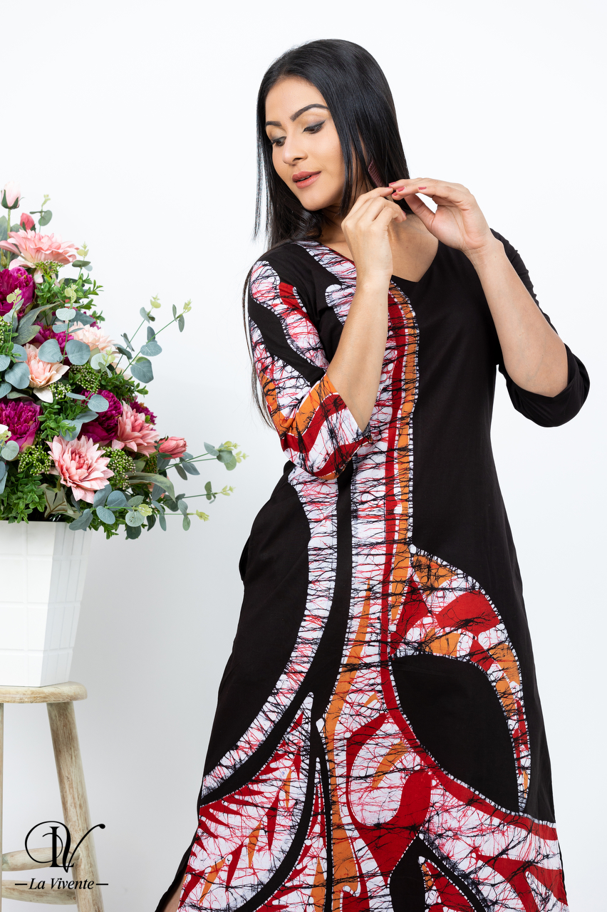 Batik Maxi Dress - La Vivente