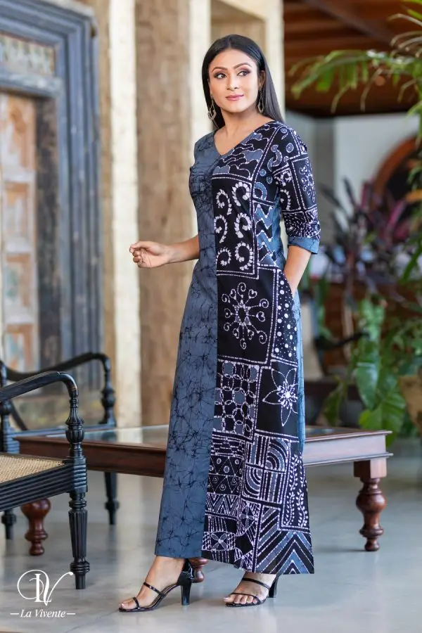 Batik Maxi Dress - Image 3