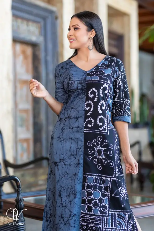Batik Maxi Dress - Image 4