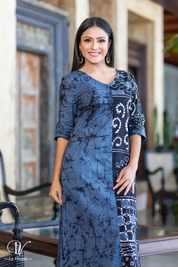 Batik Maxi Dress - Image 5