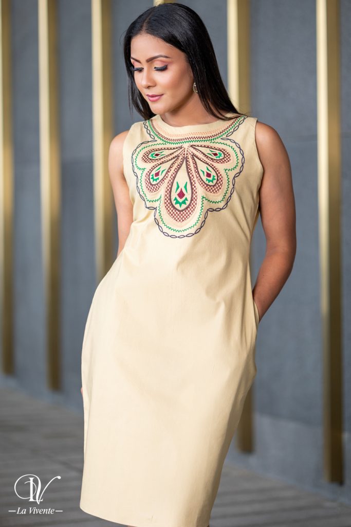 Melis Embroidery Dress La Vivente