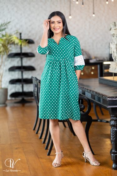 Polka dots store kurti designs 2019