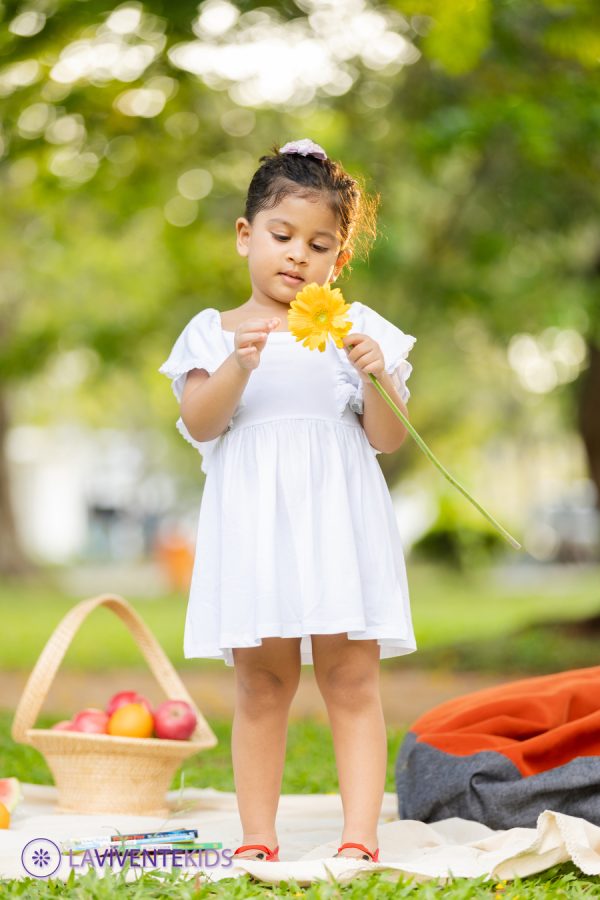 Pansy White Dress - Image 9