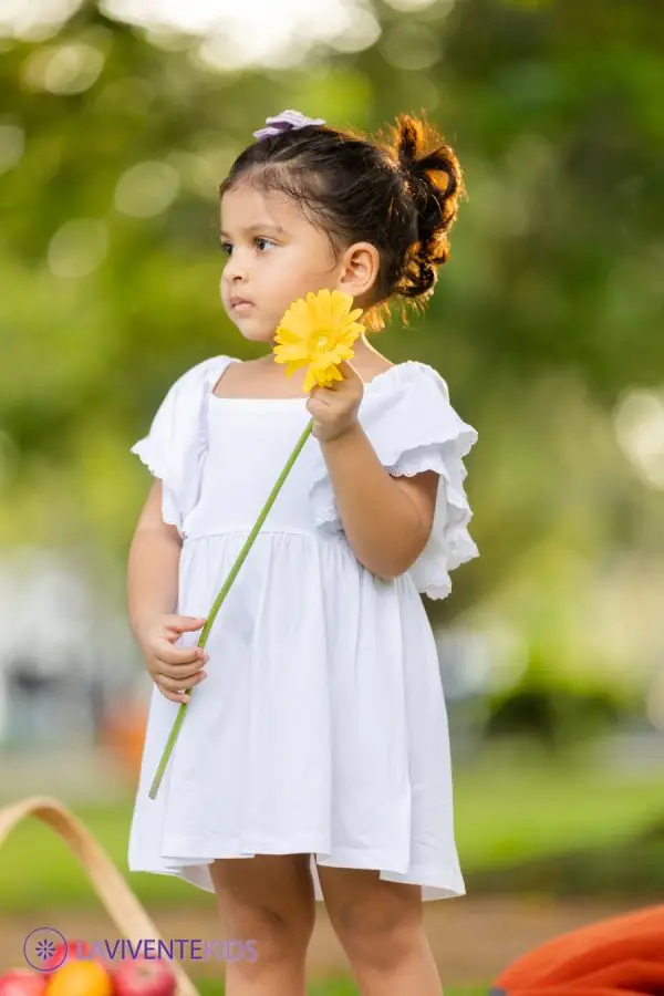 Pansy White Dress - Image 8