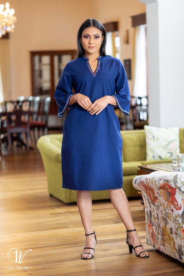 Embroidered Short Dress