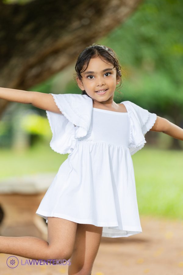 Pansy White Dress