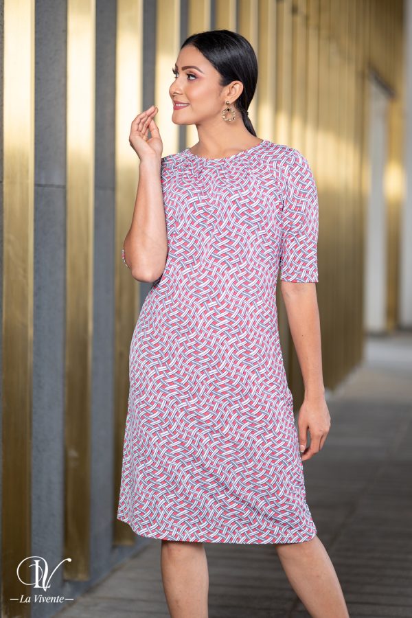 Printed T-shirt dress