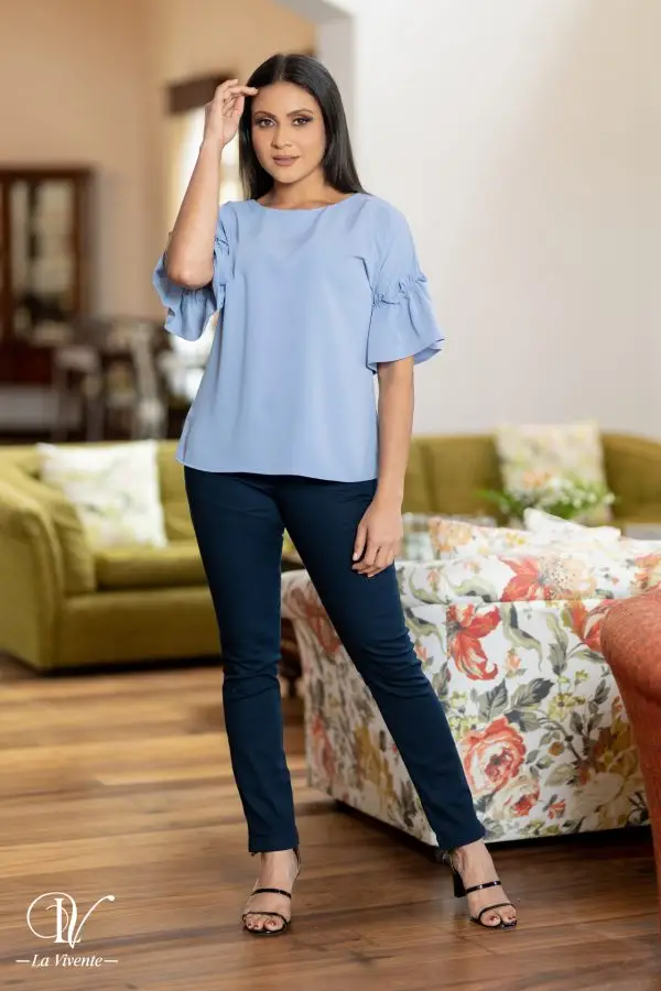 Georgette Workwear  Blouse Top - Image 3