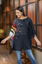Batik Poncho Top