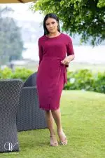Front Tie Short Dress - Image 3