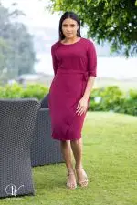 Front Tie Short Dress - Image 2