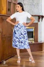 Printed Midi Skirt - Image 5