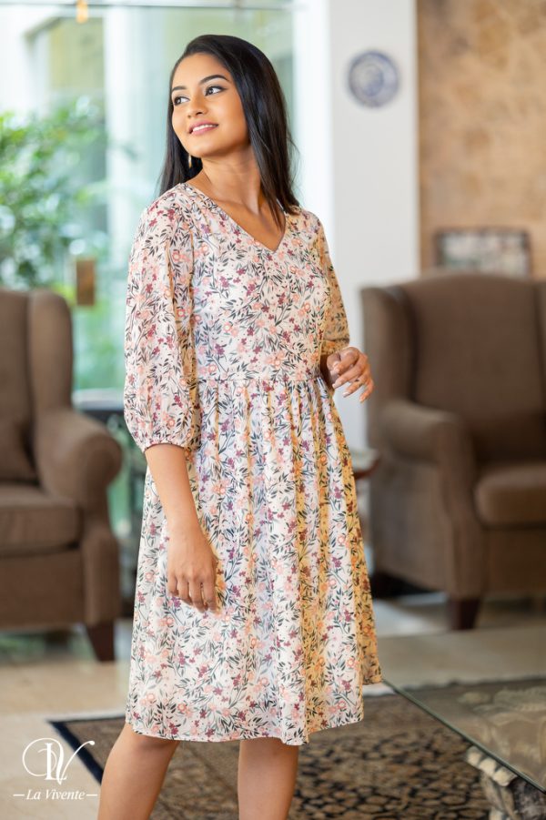 Floral Printed Summer Dress - Image 2