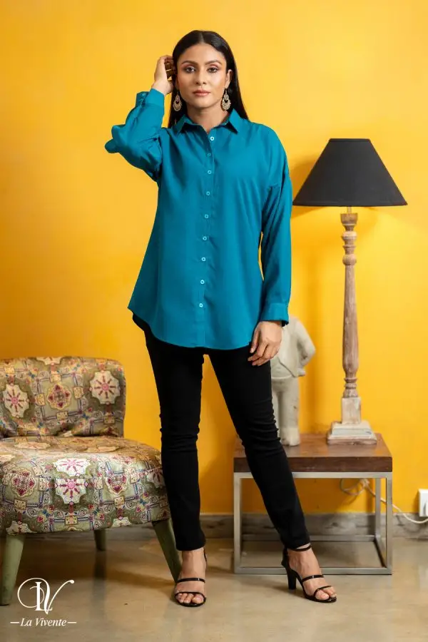 Oversized Shirt Top - Image 4