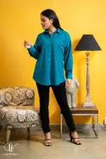 Oversized Shirt Top - Image 2