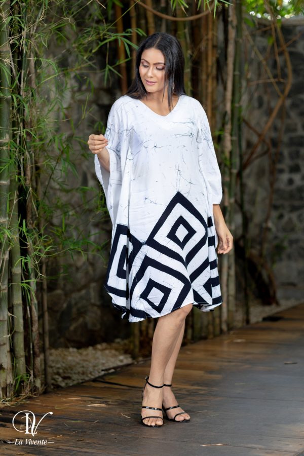 Geometric Batik Kaftan