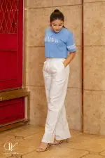Wide Leg Linen Pant - Image 3