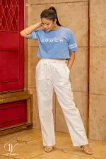 Wide Leg Linen Pant