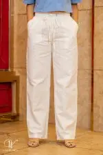 Wide Leg Linen Pant - Image 2