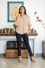 Button-Up Shirt Blouse - Image 2