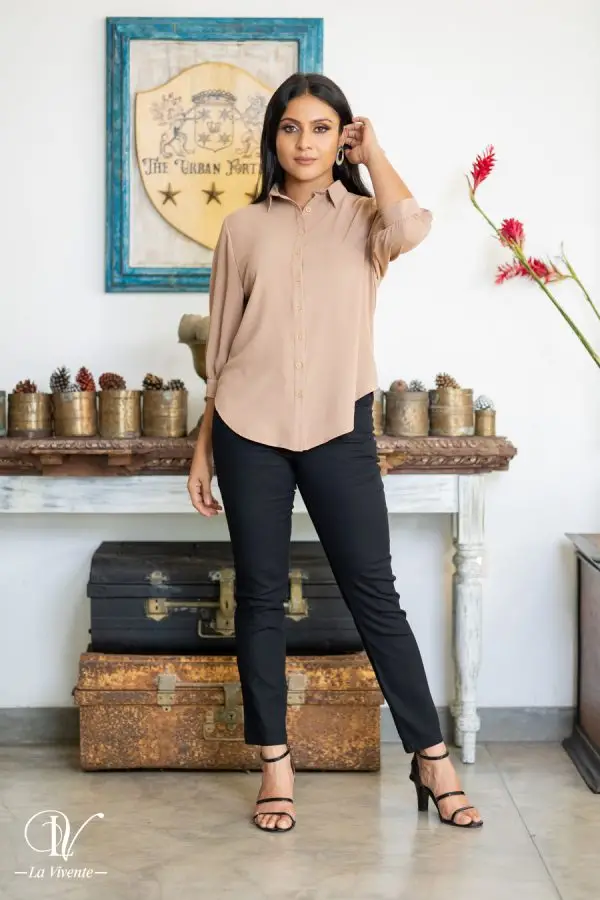 Button-Up Shirt Blouse - Image 5