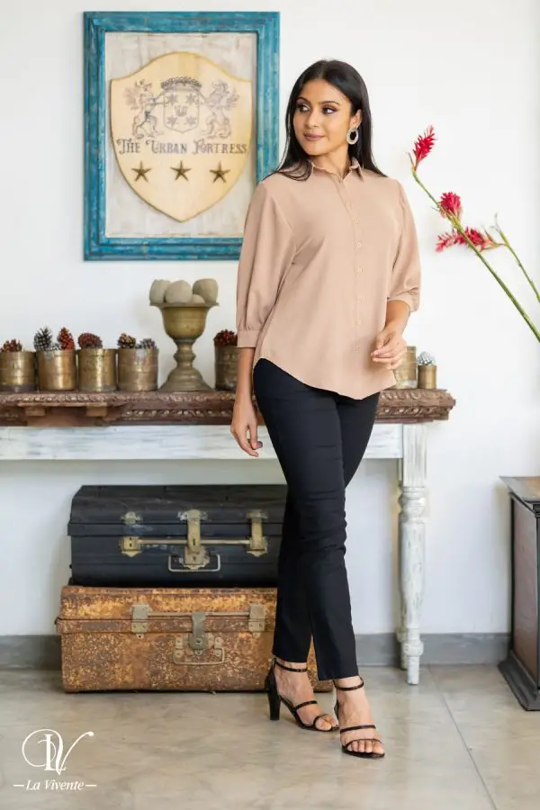 Button-Up Shirt Blouse - Image 4