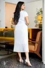 Sunray Midi Pleated Skirt - Image 4