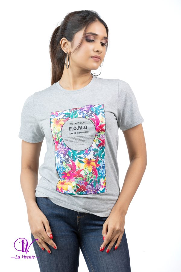 Floral Printed Regular T-Shirt - Image 2
