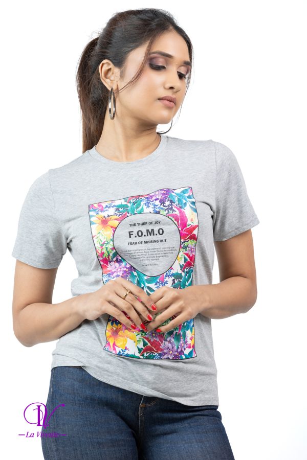 Floral Printed Regular T-Shirt
