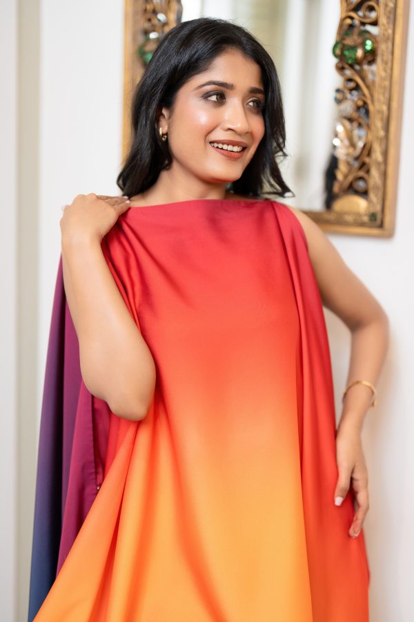 Ombre Multiway Fit Poncho Top