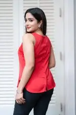 Back Button Up Detailed Sleeveless Top