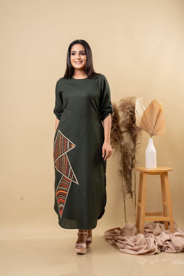 Geometric Printed Maxi Dress - Image 3