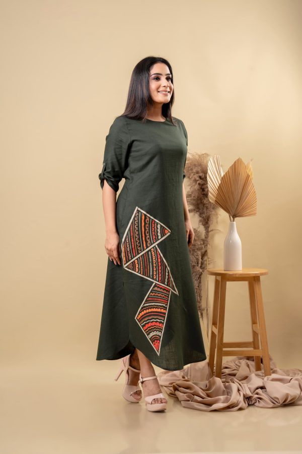Geometric Printed Maxi Dress - Image 5
