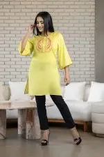 Embroidery Detailed kurta - Image 2