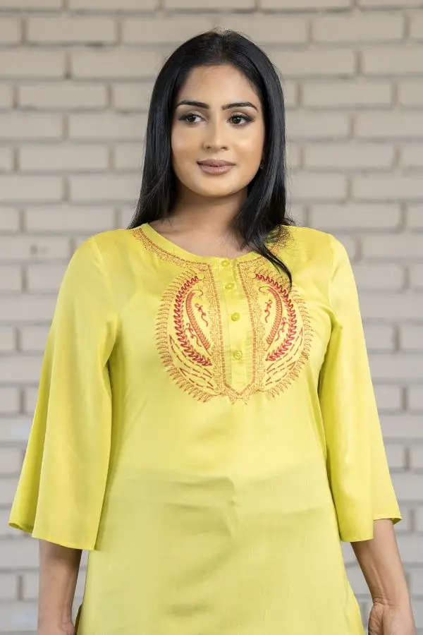 Embroidery Detailed kurta - Image 4
