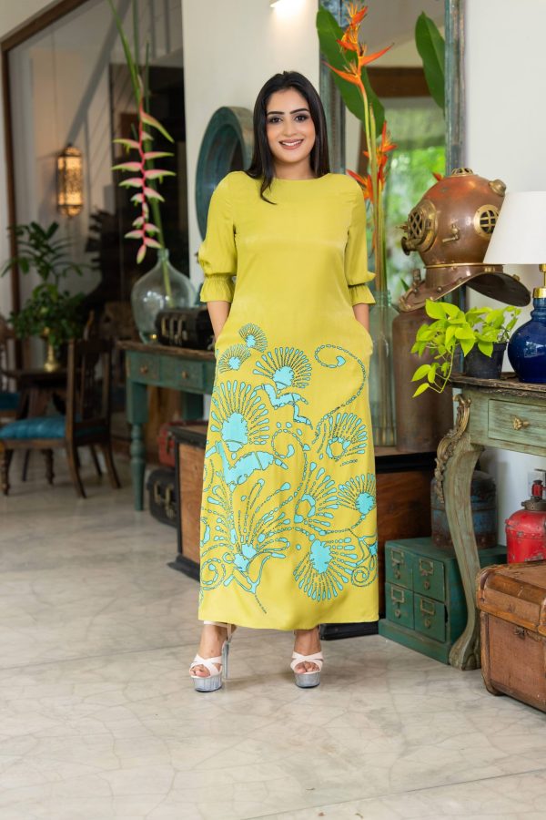 Floral Printed Maxi Dress - Image 3