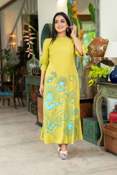 Floral Printed Maxi Dress