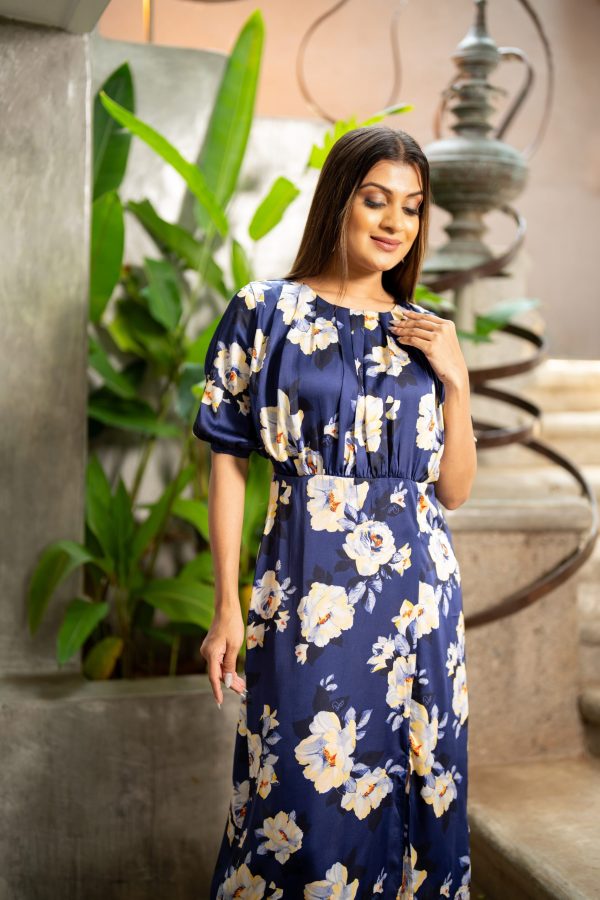 Floral Patterned Maxi Dress - Image 4