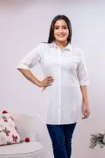 Cutlon Button Up Long Top