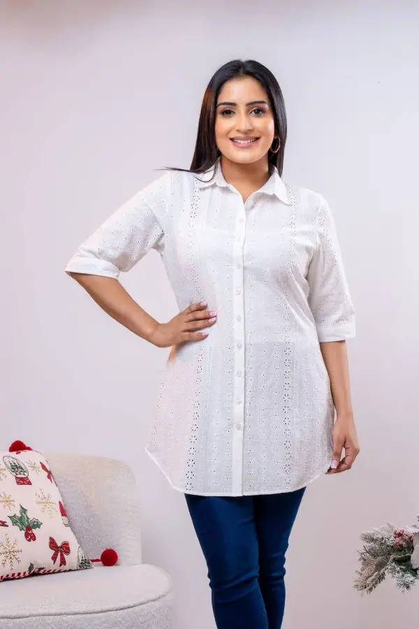 Cutlon Button Up Long Top