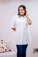 Cutlon Button Up Long Top - Image 3