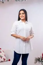 Cutlon Button Up Long Top - Image 2