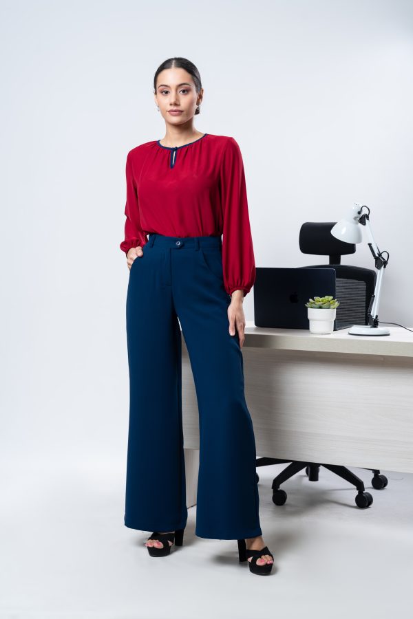 Wide Leg Office Pant - Image 3