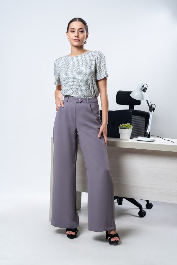 Wide Leg Office Pant - Image 6