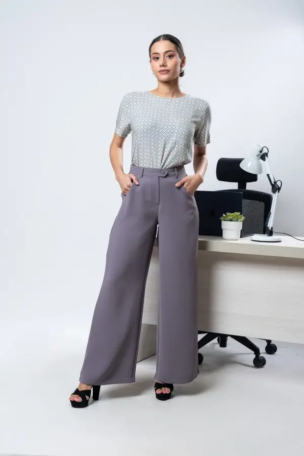 Wide Leg Office Pant - Image 7