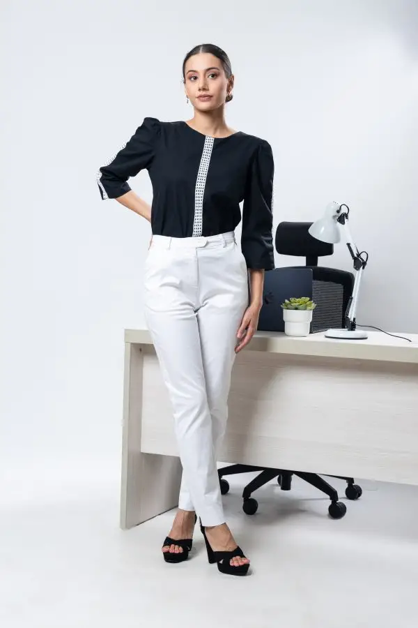 Pencil Cut Office Pant - Image 5