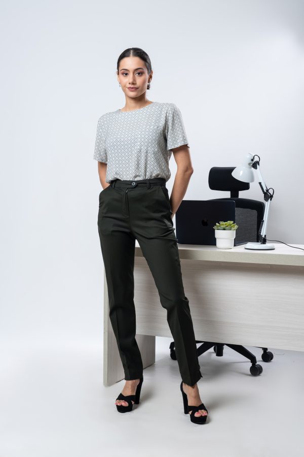 Pencil Cut Office Pant - Image 2